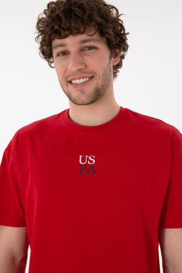 Erkek Comfort Fit Bisiklet Yaka K_rm_z_ Ti__rt Sepette S_rpriz _ndirim - U.s. polo assn фото 3