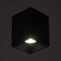 Светильник «Кубик»LED 4000К 10 Вт DIM220 черный 7.5×7.5×9.5 см