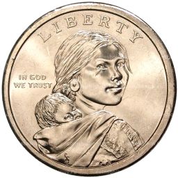 1 доллар 2021 года P США Коренные американцы (Сакагавея)  Индейцы в армии США
