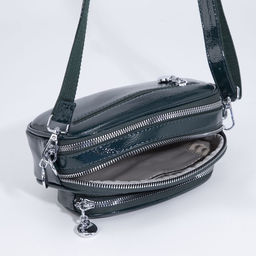 Сумка кросс-боди на молнии, цвет зелёный - Simaland фото 6