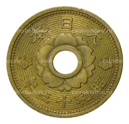 Монета 10 сен 1938 года Япония