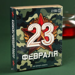 Чай чёрный С днём защитника отечества, вкус: лимон, 50 г. - Simaland фото 6