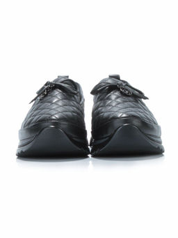 03-5016-3 BLACK Полуботинки женские (натуральная кожа)