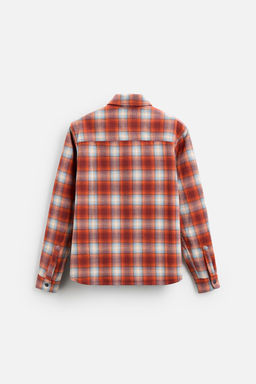CHECKED FLANNEL SHIRT - Zara фото 7