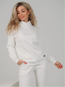 Костюм Токио молочный (брюки) (футер) - Каприз фото 5