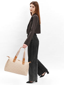 LACCOMA сумка AC89100-мишки бежевый эко кожа