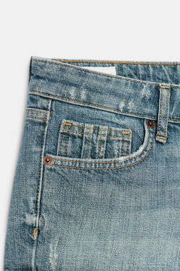 SHORTS MINI DENIM TRF TIRO BAJO / Azul - Zara фото 4