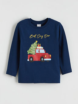 Y?lba?? Temal? Erkek ?ocuk Pijama ?st