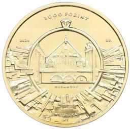 Монета 3000 форинтов 2024 года Венгрия 800-летие со дня рождения святой Кинги Польской