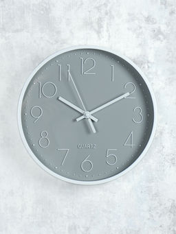 Часы настенные 30 см серые / 6054Т6-2 /уп 30/ - ГалеонТрейд фото 2