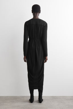 VESTIDO MIDI ENVOLVENTE FRUNCIDO - H&m фото 6