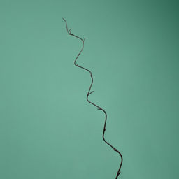 Интерьерный декор из бамбука, 200 см, тёмный