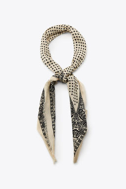 PRINTED SATIN BANDANNA - Zara фото 2