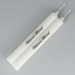 Свечи высокие с нанесением Светлой Пасхи!, 2 шт., бел., 9 х 2.1 х 2.1 см - Семейные традиции фото 4