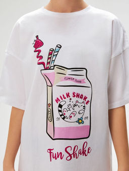 ACOOLA / Ночная сорочка детская для девочек Chad2 белый  фото 3