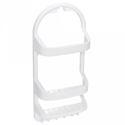 Полка для ванной навесная пластмассовая 27х62х122см (Россия)