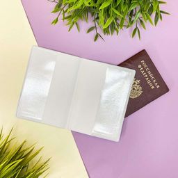 ОБЛОЖКА ДЛЯ ПАСПОРТА "Rainbow Unicorn", плотность 600 мкм