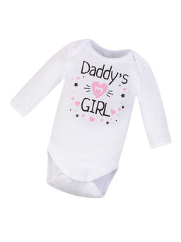 Боди ясельное белое Daddy &  s girl