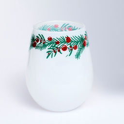 Стакан стеклянный новогодний Снеговик, 620 мл - Дорого внимание фото 3