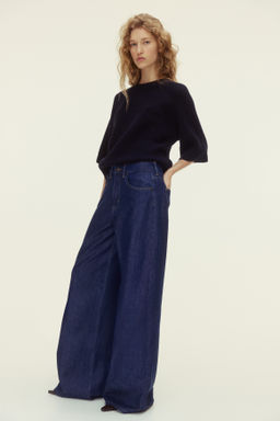 Wide High Waist Jeans - H&m фото 3