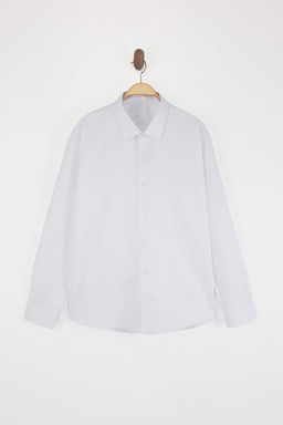 Siyah Fitted Erkek Buyuk Beden Gomlek TMNSS26AX00006 - Trendyolmilla фото 7