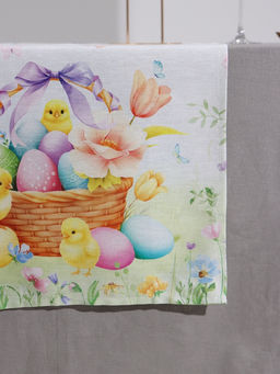 Дорожка на стол Этель Пасхальный цветок, 50?150 см, 100% хлопок, рогожка 160 г/м?