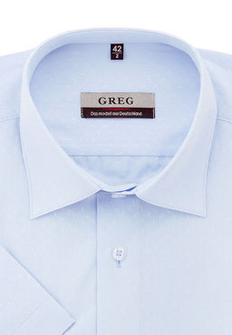 Сорочка мужская короткий рукав GREG 213/309/60/Z