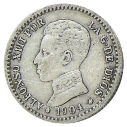 50 сентимо 1904 (10) года Испания