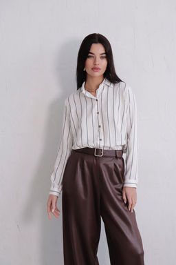 11456 Рубашка белая в полоску - Martichelli фото 2