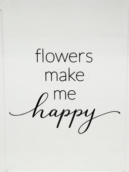 Ваза для цветов Flowers, акрил, 14×20×5.5 см