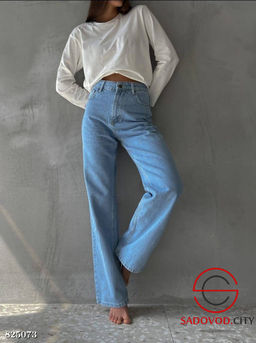 Джинсы женские с высокой посадкой