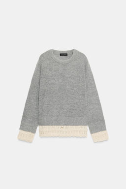 COMBINED KNIT SWEATER - Zara фото 6