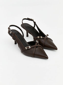 Sivri Burunlu Kad?n Topuklu Ayakkab?