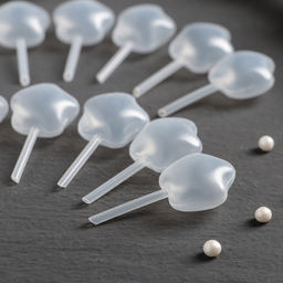 Цена за 3 шт. Набор кулинарных пипеток для соуса Звезда, 12 шт., 2.5?1.5?5 см