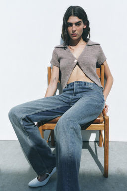 BUTTONED KNIT CARDIGAN - Zara фото 6