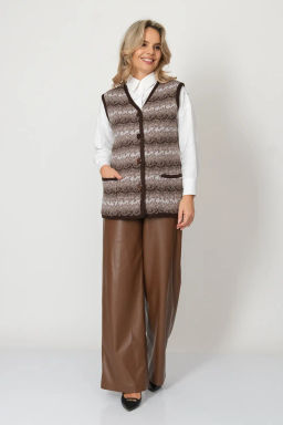 ЗЛАТА Жилет В 2370/бежевый