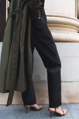 Pantal?n revestido con pernera barrel - H&m фото 6