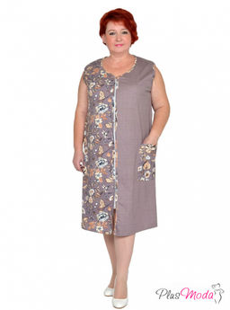 Халат Модель №1507 размеры 44-84 - Plusmoda фото 5