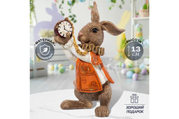 Фигурка декоративная 9,5*7,5*13 см Кролик с часами - Elan gallery фото 10