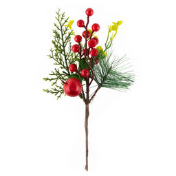 Blumentag VDF-125 Веточка хвойная с ягодами 3 х 1 шт. 26 см 01