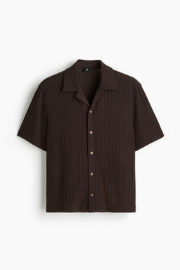 Camisa resort en punto de canal? Loose Fit