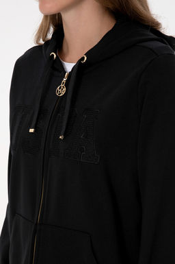 Kad_n Siyah Basic Sweatshirt Sepette S_rpriz _ndirim - U.s. polo assn фото 7