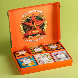 Чай подарочный 23 февраля, 54 г (30 пакетиков ? 1.8 г). - Фабрика счастья фото 3