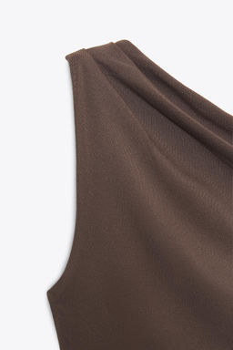 ASYMMETRIC TEXTURED TOP - Zara фото 10