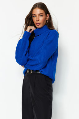 Saks Genis Kal?p Basic Triko Kazak TWOAW23KZ0041 - Trendyolmilla фото 2