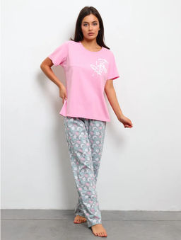 Пижама женская кор. рукав Today луна - Амадэль фото 6