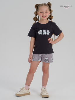 Костюм Лайт фуме-котейки на сером ПК - Sovalina фото 3