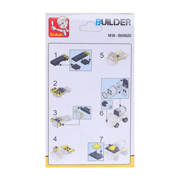 Конструктор «Строительная техника», 38 деталей