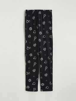 Beli Lastikli Desenli K?z ?ocuk Pijama Alt