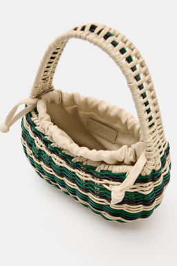 BOLSO R?GIDO DE MANO / Verde - Zara фото 5